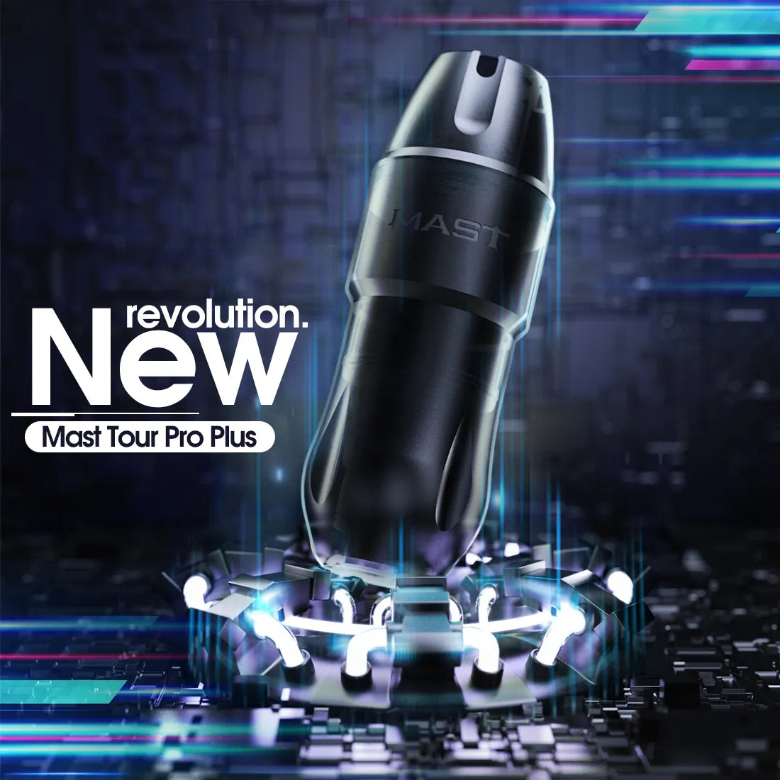Brushless Rotary With 4MM Stroke Mast Tour Pro Plus Tattoo Machine