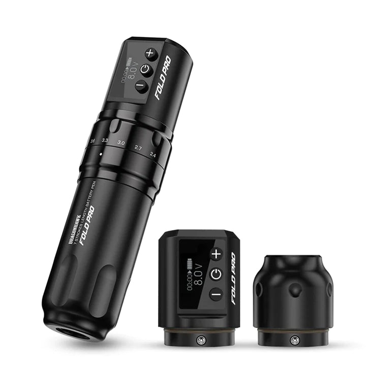 Mast Tattoo Machine Fold Pro Wireless Pen Machine 2.4-4.2mm Stroke With Battery