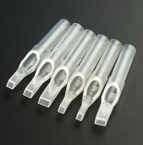 Clear Disposable Plastic Tips 50PCS Closed Mag