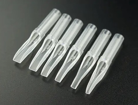 Plastic Tips Threaded Clear Disposable Plastic Tips 50PCS Open Mag – DermagloTattooSupplies